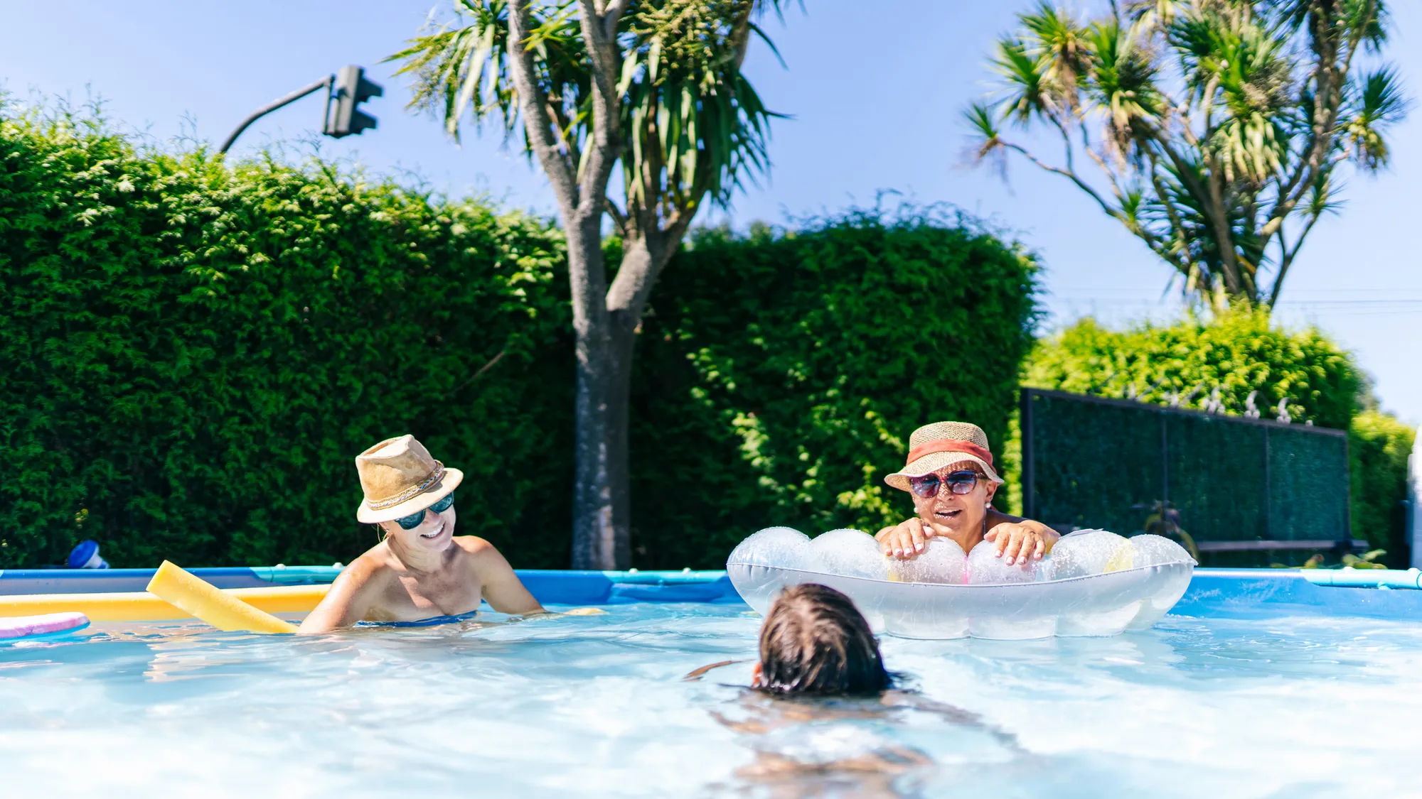 A fibreglass pool installation in a New Beith, QLD backyard by FGP Fibreglass Pools
