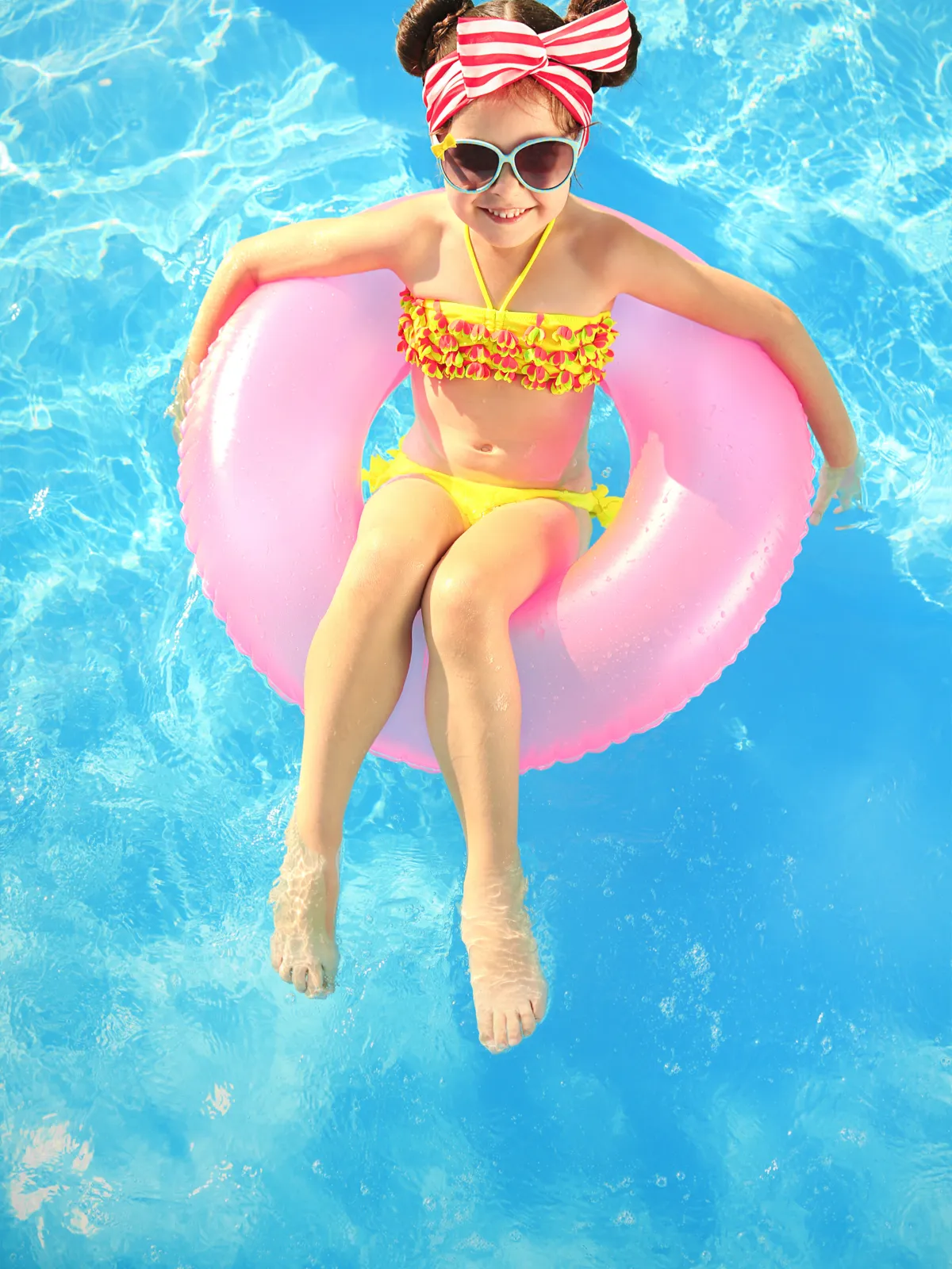 A fibreglass pool ready for year-round use in a Jimboomba, QLD backyard