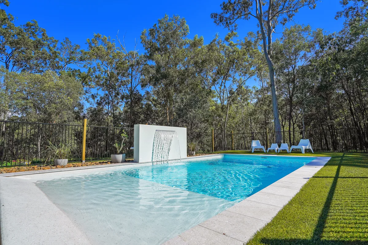 Fibreglass pool in Yarrabilba, QLD
