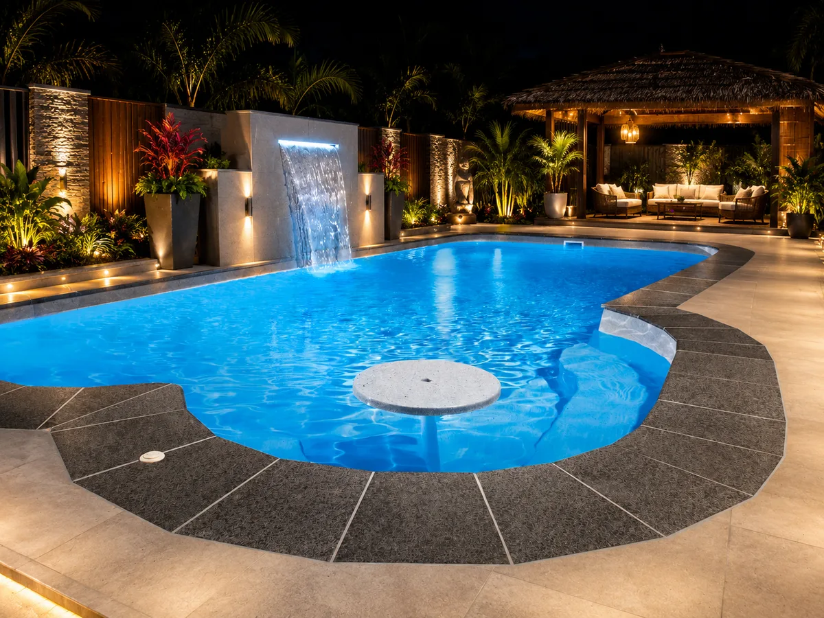 Fibreglass pool in Logan, QLD